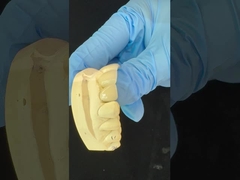 Vương miện Zirconia toàn bộ đường viền/Cầu răng Aidite Zirconia tùy chỉnh tự nhiên có tính thẩm mỹ cao